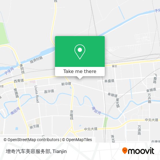 增奇汽车美容服务部 map