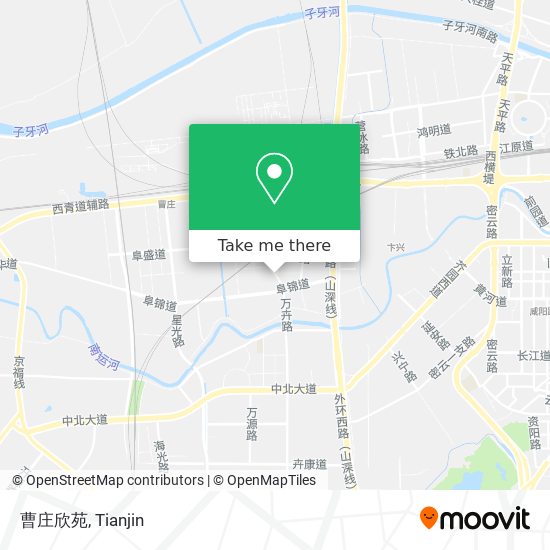 曹庄欣苑 map