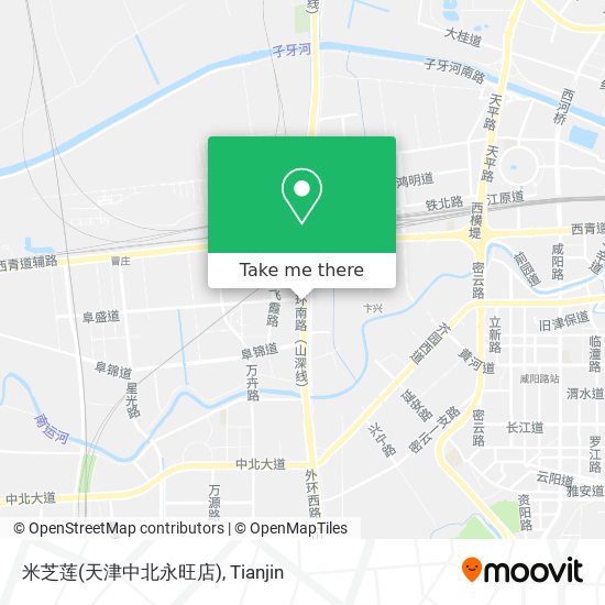 米芝莲(天津中北永旺店) map