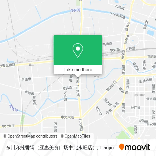 东川麻辣香锅（亚惠美食广场中北永旺店） map