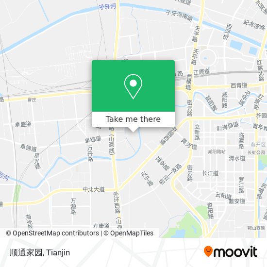 顺通家园 map