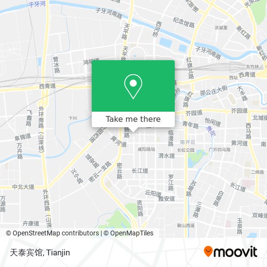 天泰宾馆 map