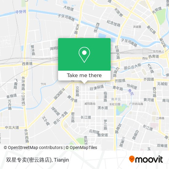 双星专卖(密云路店) map
