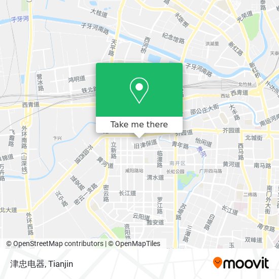 津忠电器 map