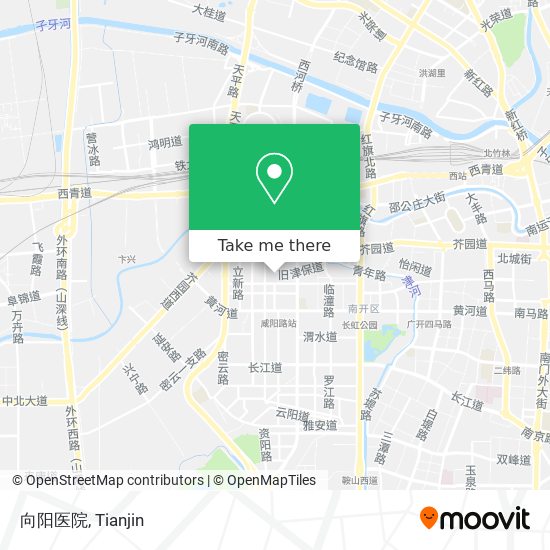 向阳医院 map