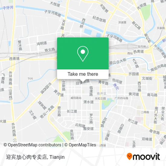 迎宾放心肉专卖店 map