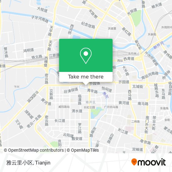 雅云里小区 map