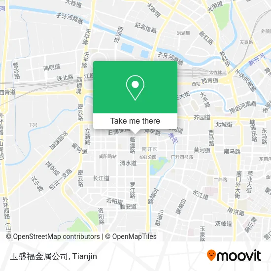 玉盛福金属公司 map
