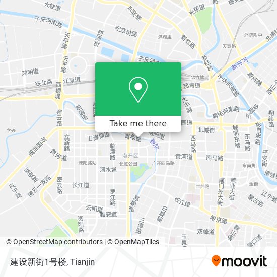 建设新街1号楼 map