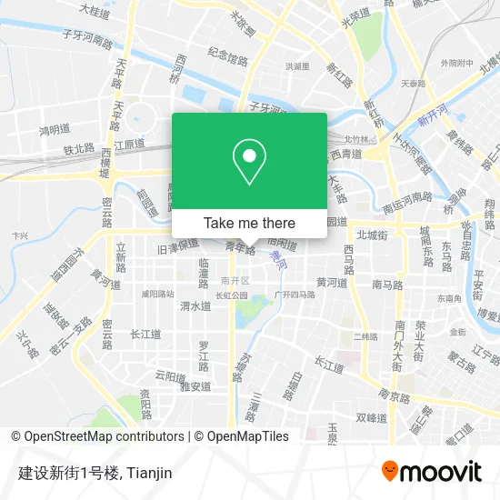 建设新街1号楼 map