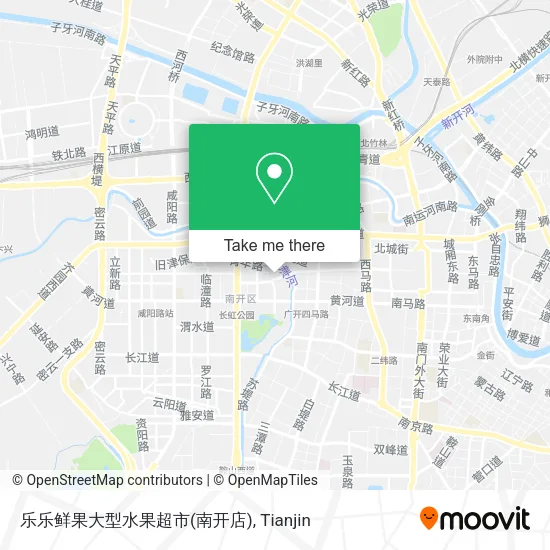 乐乐鲜果大型水果超市(南开店) map