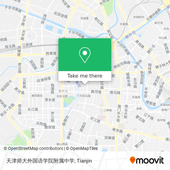 天津师大外国语学院附属中学 map