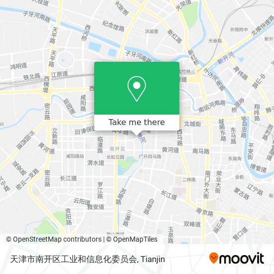 天津市南开区工业和信息化委员会 map