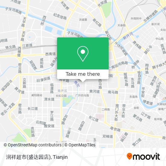 润祥超市(盛达园店) map