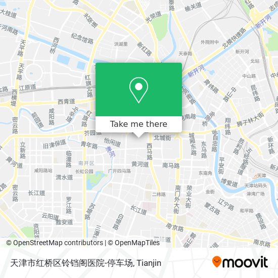 天津市红桥区铃铛阁医院-停车场 map