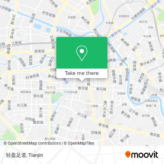 轻盈足道 map