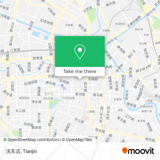 洗车店 map