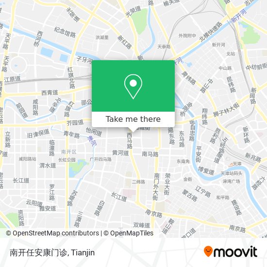 南开任安康门诊 map