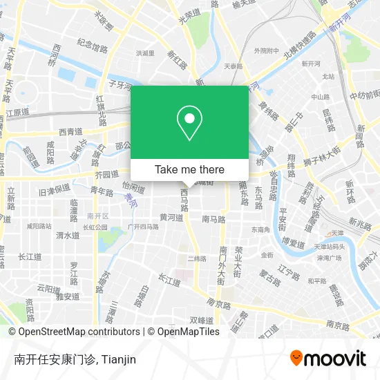 南开任安康门诊 map