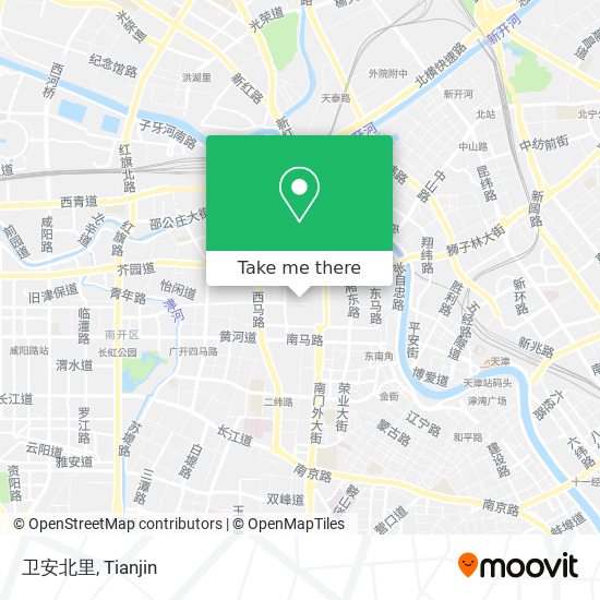 卫安北里 map