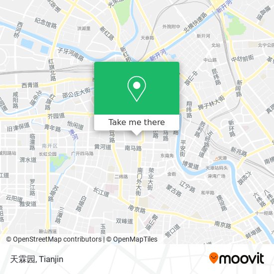 天霖园 map