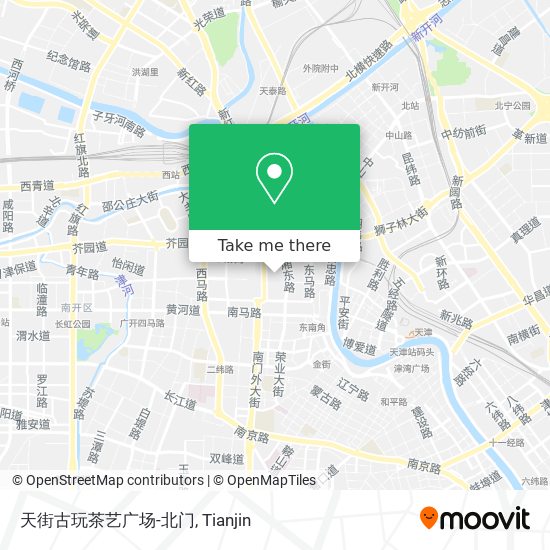 天街古玩茶艺广场-北门 map