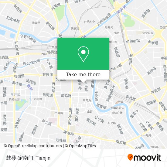 鼓楼-定南门 map