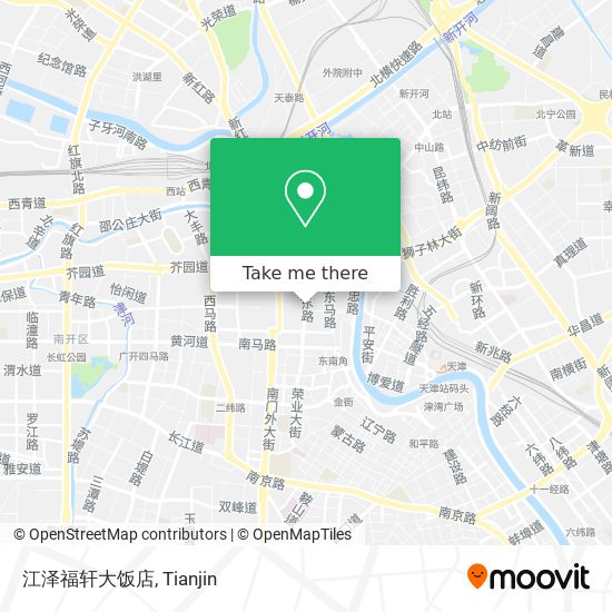 江泽福轩大饭店 map