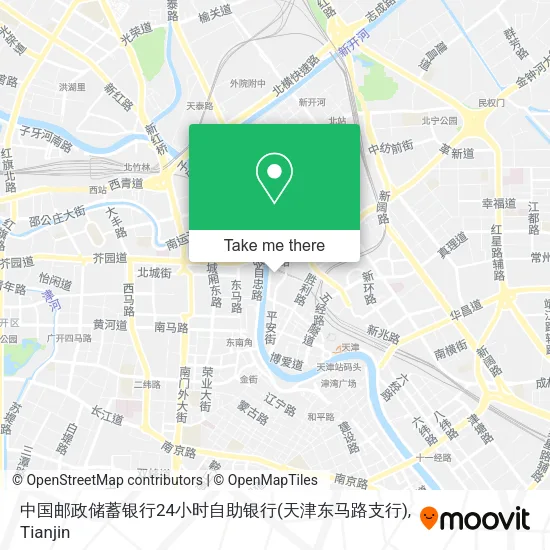 中国邮政储蓄银行24小时自助银行(天津东马路支行) map