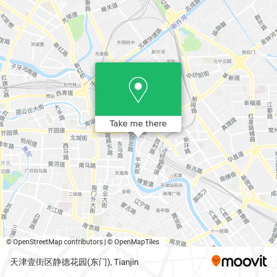天津壹街区静德花园(东门) map