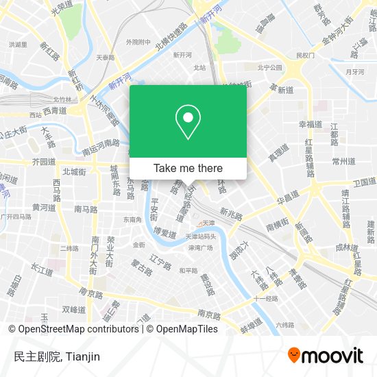 民主剧院 map
