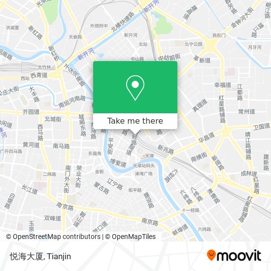 悦海大厦 map