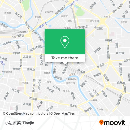 小边凉菜 map