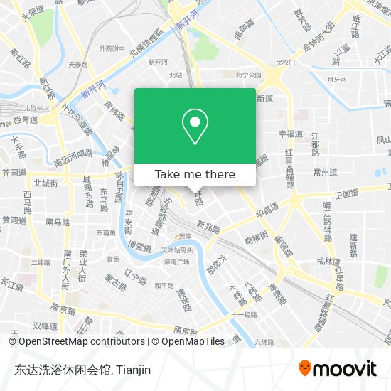 东达洗浴休闲会馆 map
