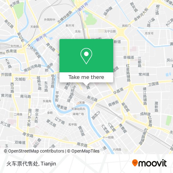 火车票代售处 map