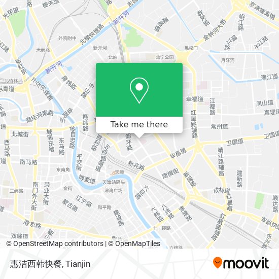 惠洁西韩快餐 map