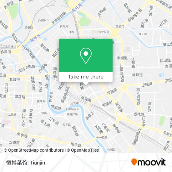 恒博菜馆 map
