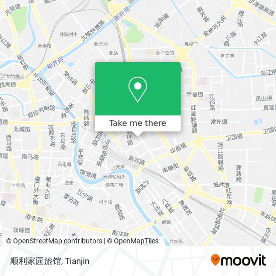 顺利家园旅馆 map