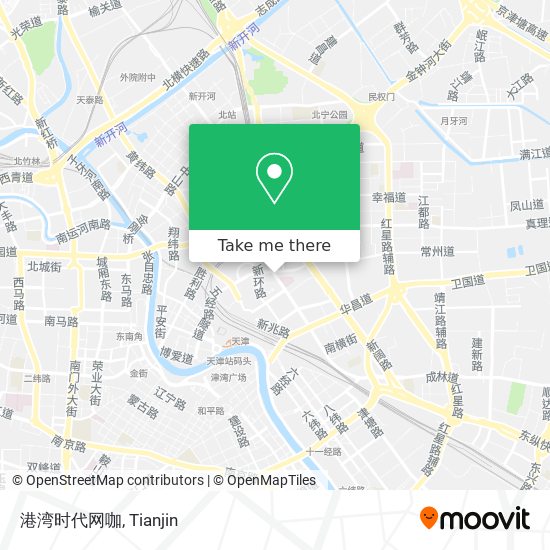 港湾时代网咖 map