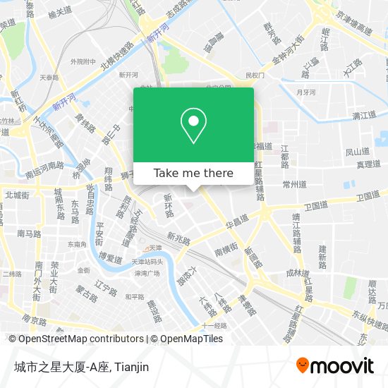 城市之星大厦-A座 map
