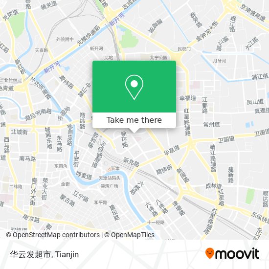 华云发超市 map