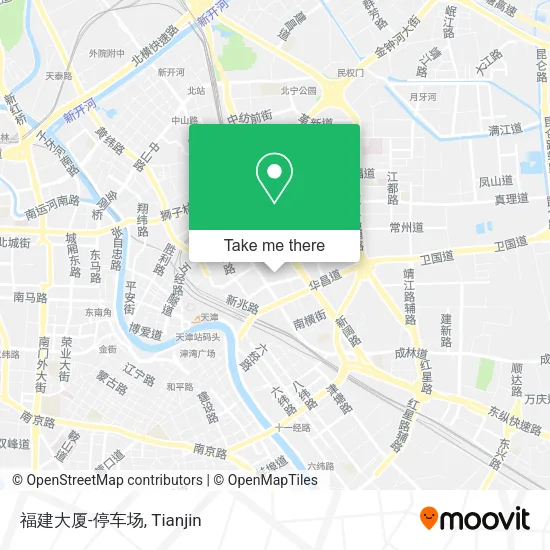 福建大厦-停车场 map
