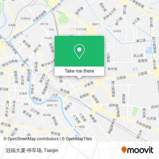 冠福大厦-停车场 map