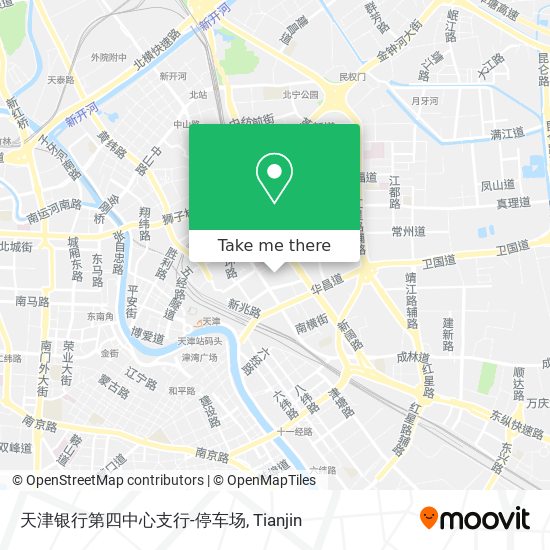天津银行第四中心支行-停车场 map