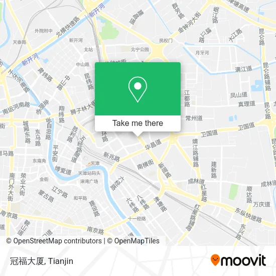冠福大厦 map