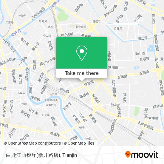 白鹿江西餐厅(新开路店) map