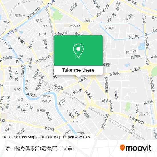 欧山健身俱乐部(远洋店) map