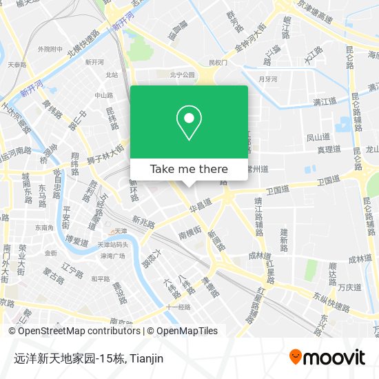 远洋新天地家园-15栋 map