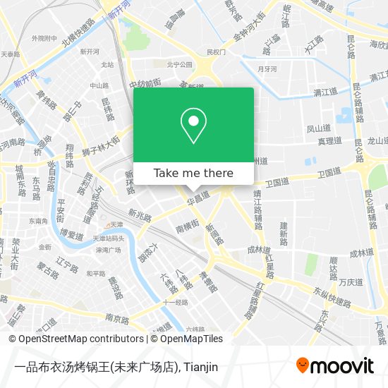 一品布衣汤烤锅王(未来广场店) map