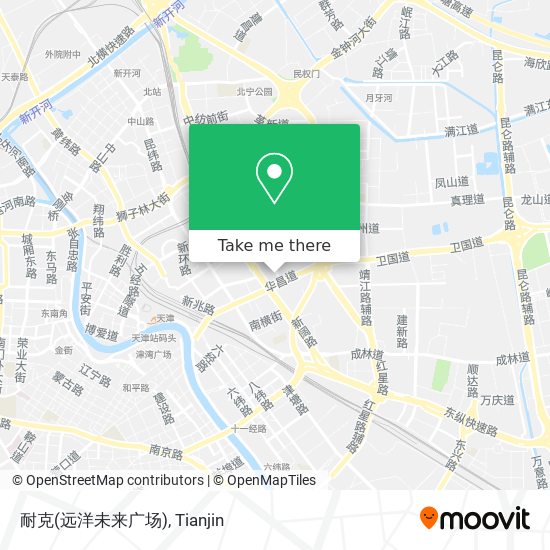 耐克(远洋未来广场) map